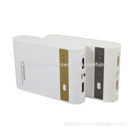 Factory offer directly mobile phone 10,400mAh portable charger with super LCD screen indicator
